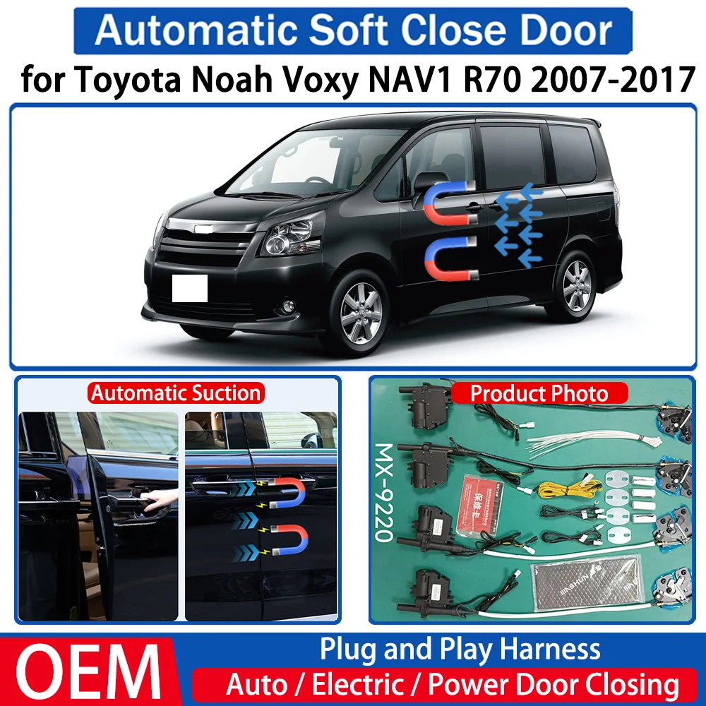 

for Toyota Noah Voxy NAV1 R70 2007-2017 Car Automatic Soft Close Door Electric Suction Kit Auto Power Closing System Plug＆play