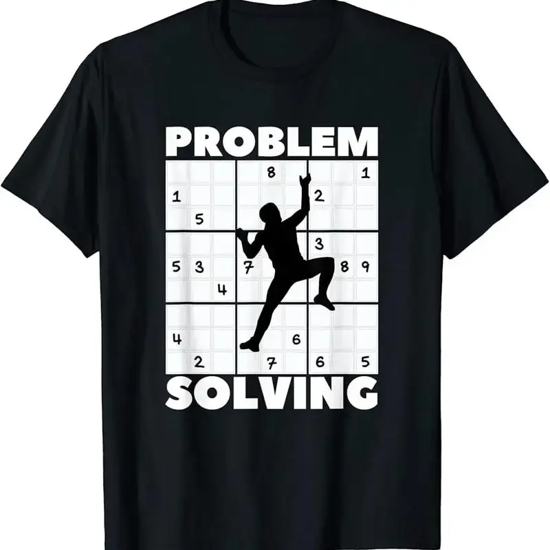 Problem Solving Climber Rock Climbing Bouldering Pun T Shirt