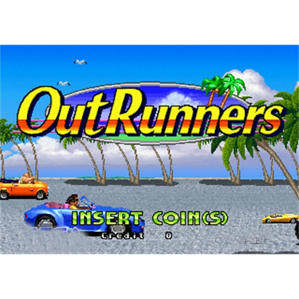 Outrunners 16Bit MD Game Card For Sega Mega Drive For Genesis System