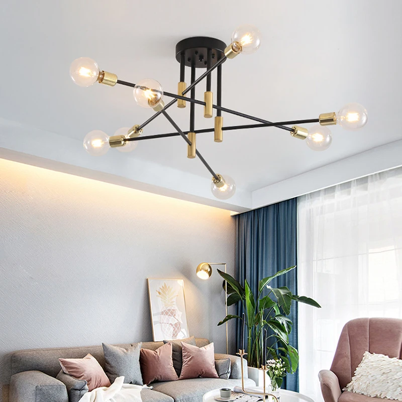 Nordic Led Chandelier Hotel Villa Living Room Bedroom, Kitchen, Restaurant, Office, Cafe, Interior Lighting New Decorative Light