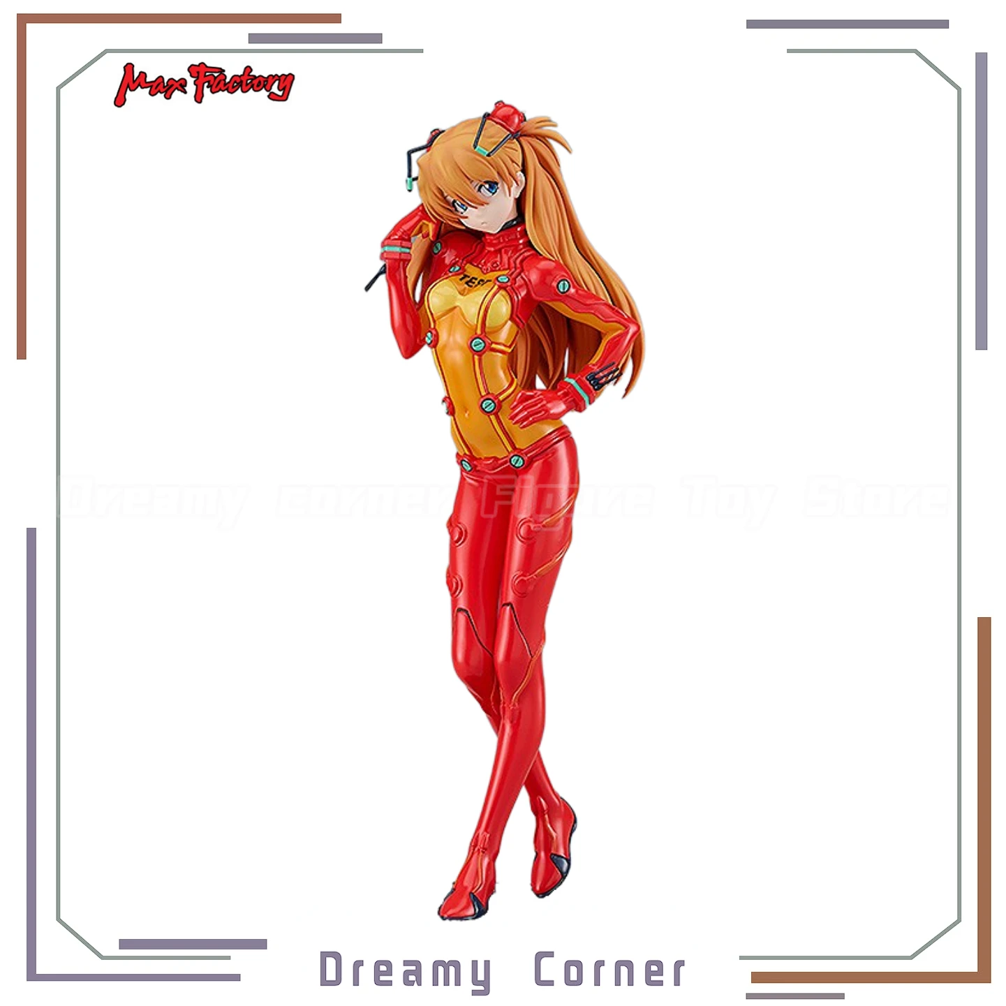 

【In Stock】Max Factory GSC PLAMAX EVA Asuka Shikinami Langrey Figure Assembly Collection Ornaments