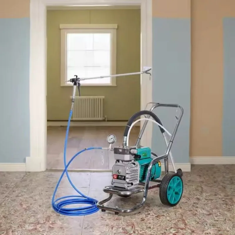 High-pressure airless sprayer for latex, special paint for color steel tile, small electric high-power spray paint machine