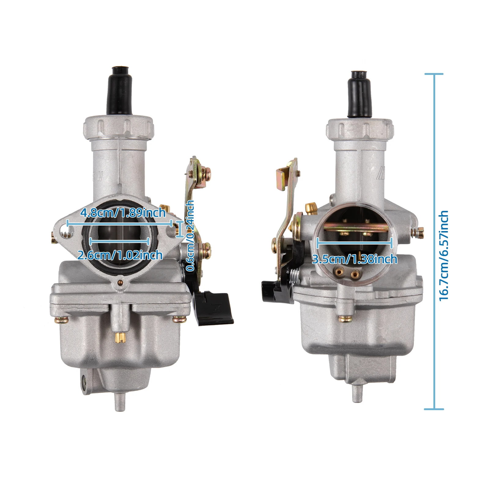 PZ27 Carburetor For 4-stroke CG 125cc 150cc 200cc 250cc ATV Go Kart Dirt Bike For Taotao Sunl Buyang Coolsport Lifan Kazuma 27mm