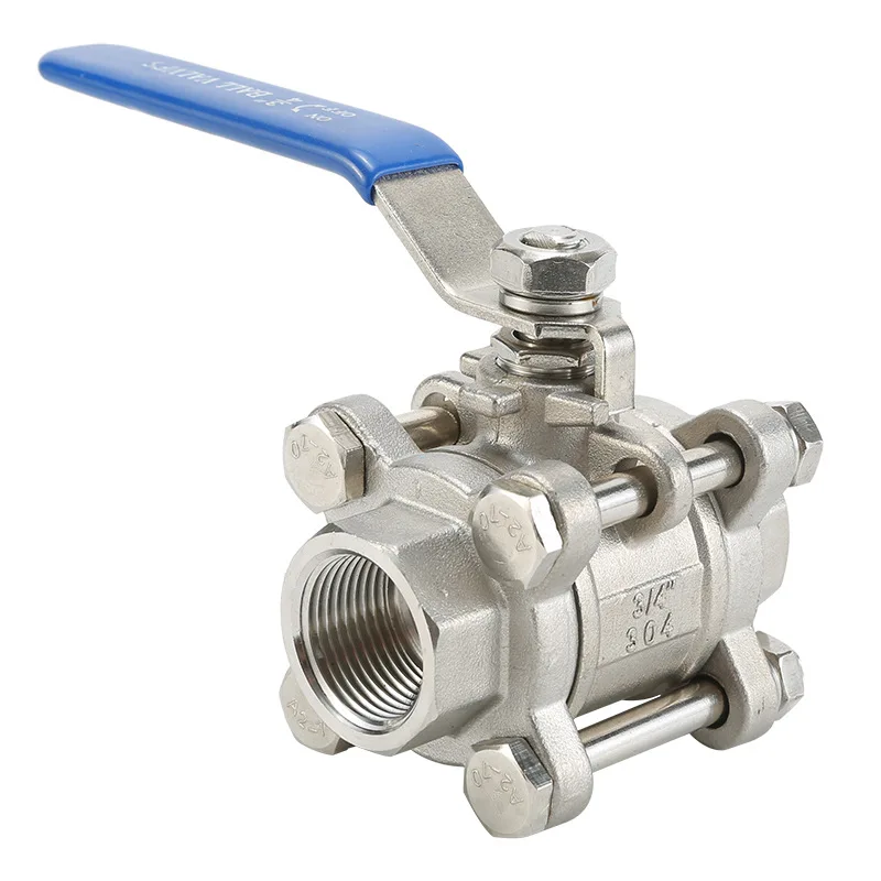 

Three-piece ball valve Stainless steel three-piece ball valve Flange 304 Thread 304