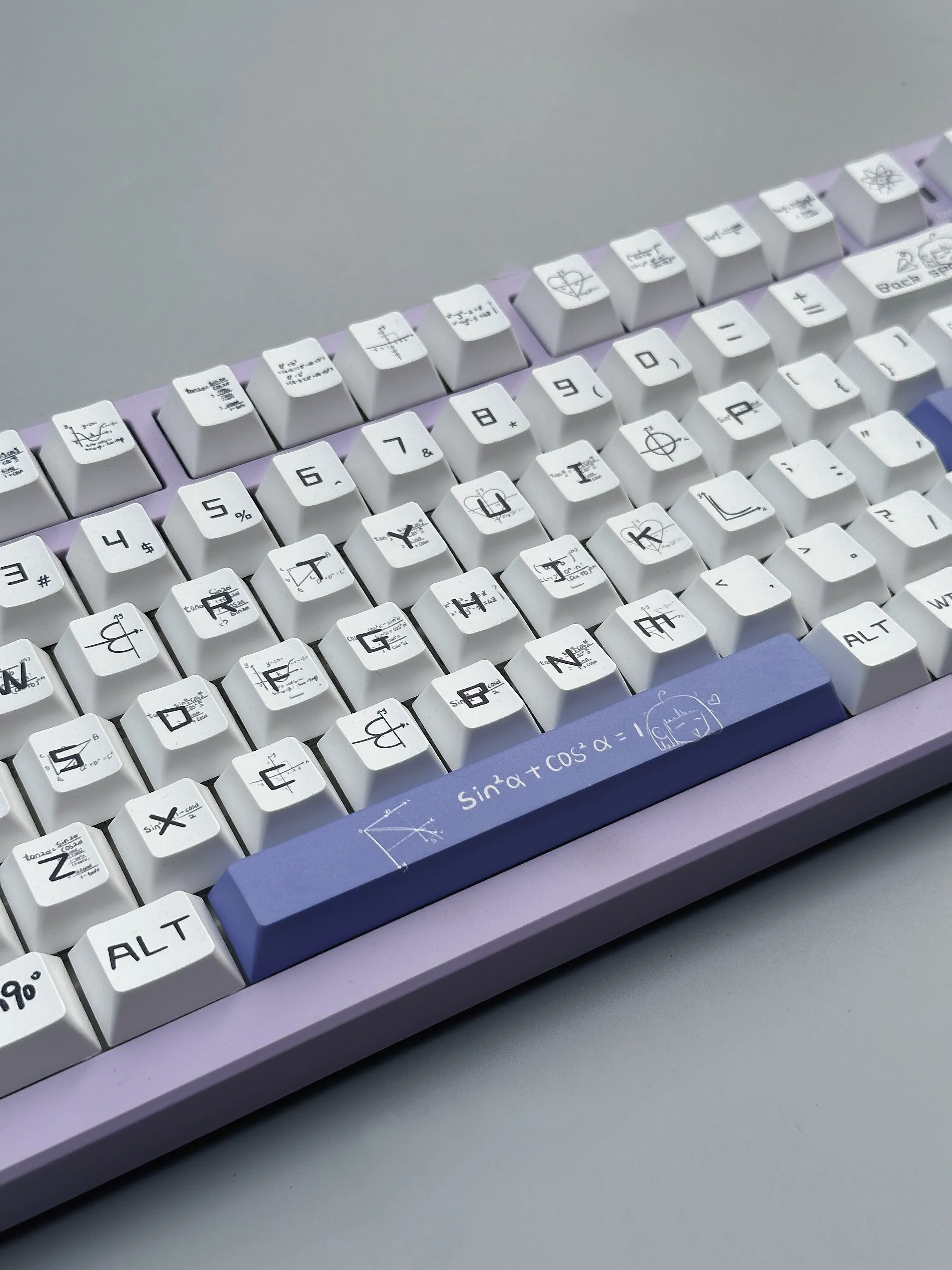 Original factory height small full set, sublimation process PBT material keycap