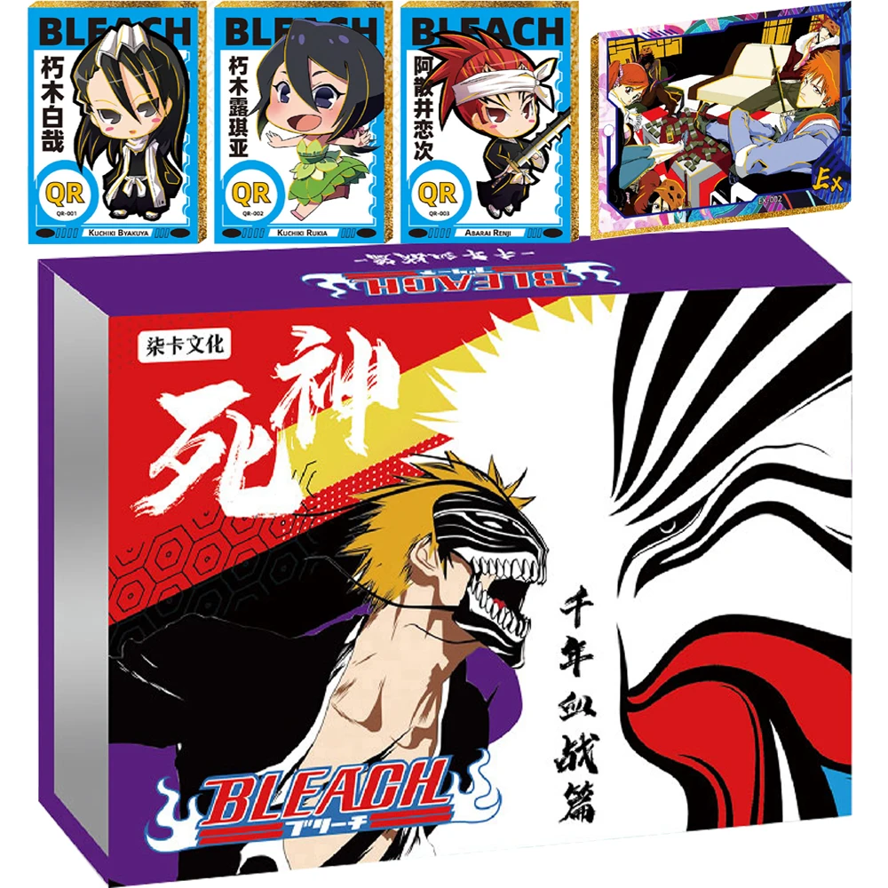 

BLEACH Collection Card For Children Kurosaki Ichigo Kyoraku Shunsui Nanao Ise Extra large puzzle Limited Game Card Table Gifts