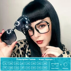 2 In 1 Polarized Sunglasses Men Women Magnetic Clip On Glasses TR90 Alloy Optical Prescription Eyewear Frames Eyeglasses UV400