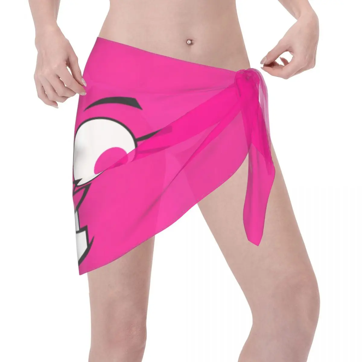 Sarongs courts personnalisés The Fairly Oddparents, enveloppe de plage, imprimé en 3D, classique pour maillots de bain, robe portefeuille pour Bikini, Cover-up pour maillot de bain