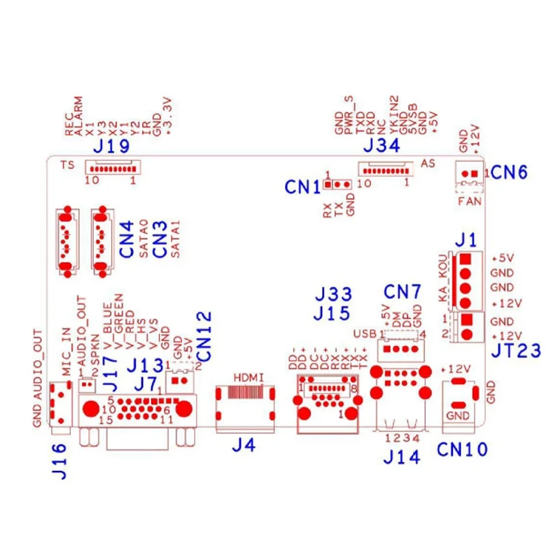 ABMF-Xmeye 10CH 4K NVR Module Support Face Detection Humanoid Detection HD Output For Xmeye App Mobile Monitoring Replacement