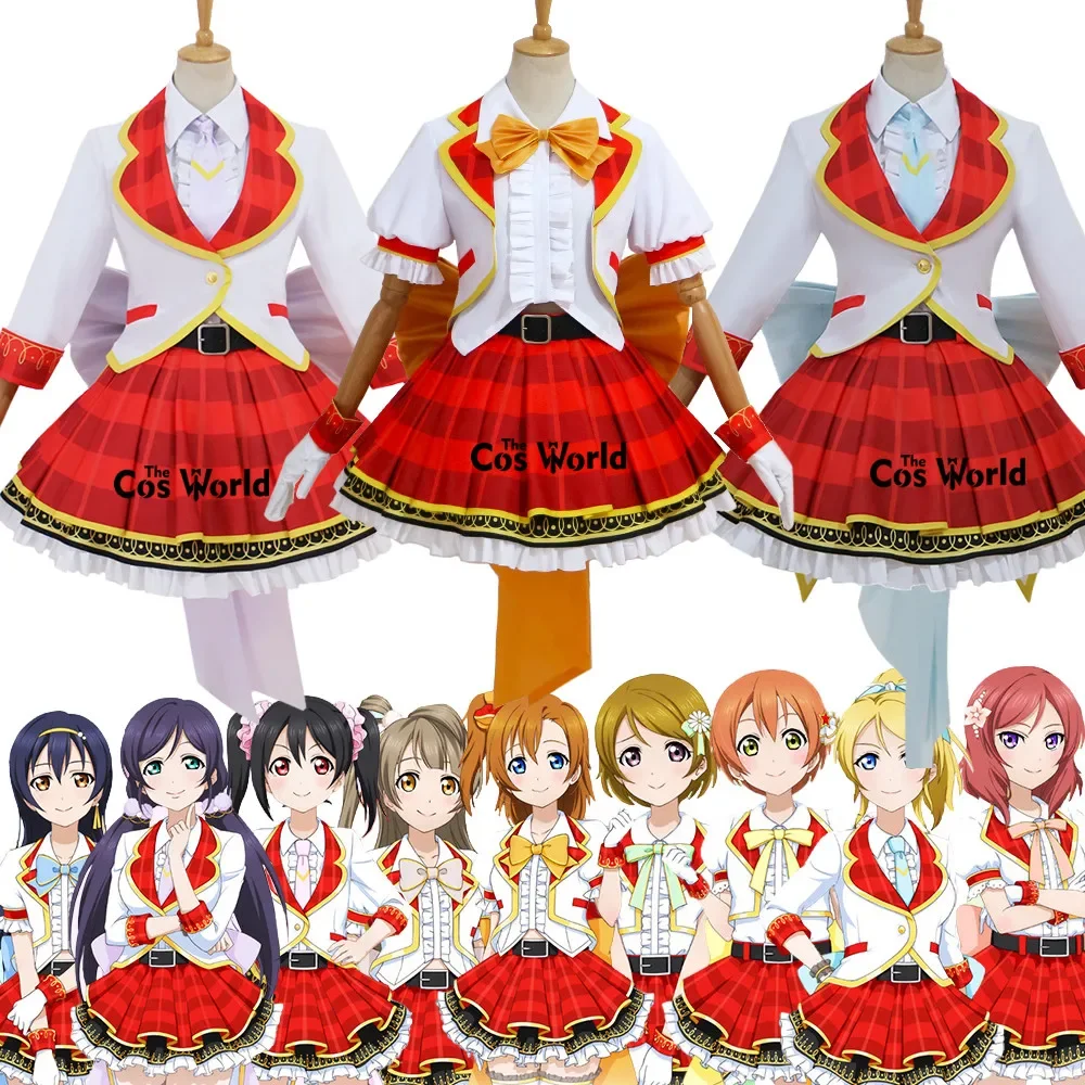 

Костюм для косплея Love Live SIF2 для старшей школы, минока, Кодори, Сонода, Umi, Ayase Eli