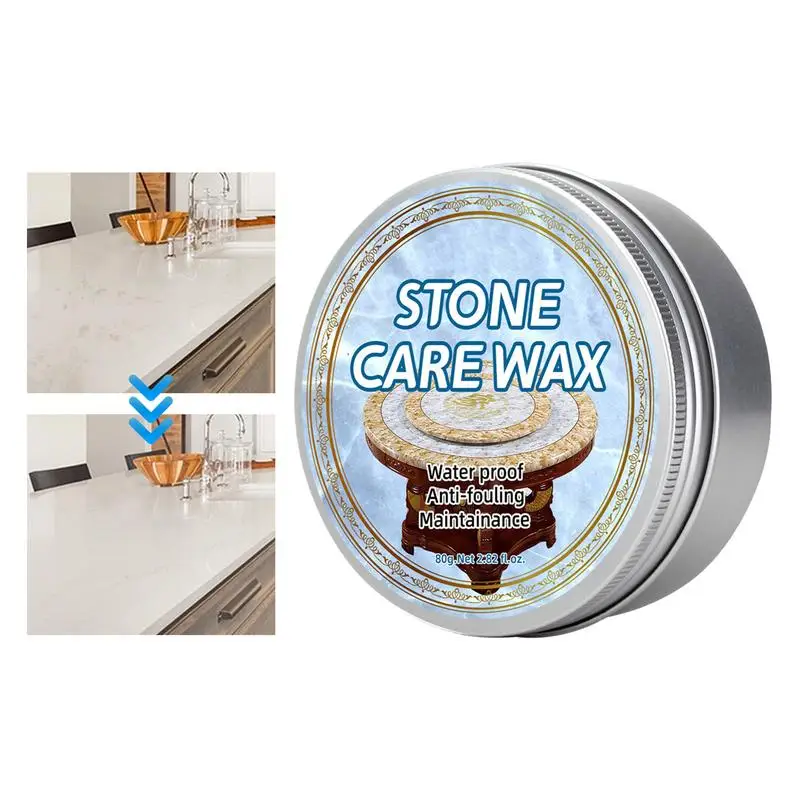 Stone Polish Wax Stone Polish Waterproof Shiny Tile Wax Anti-Scratch Coating Agent Polish Wax Marble Polishing Wax Stone Care Wa