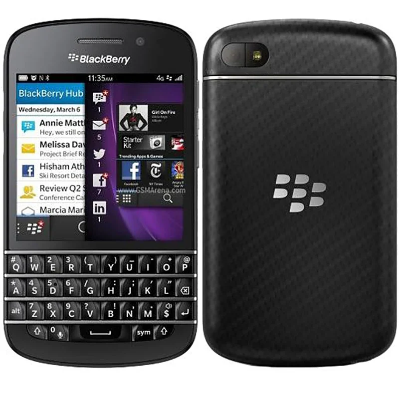 Original Blackberry Q10 QWERTY Keyboard Mobile Cell Phone 3.1