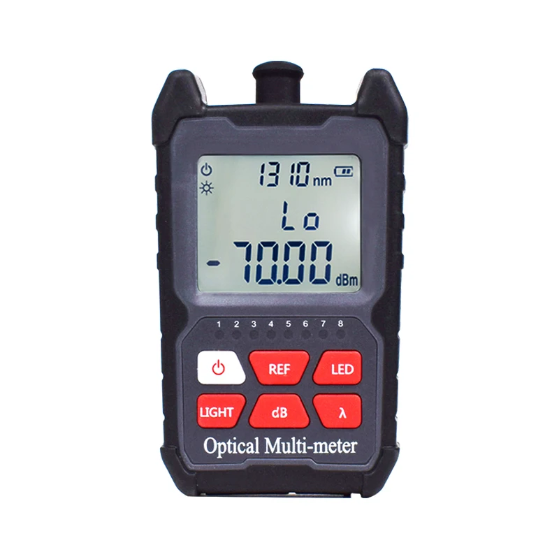 TFN F1M Mini High-end Dry Battery Fiber Optic Power Tester Handheld OPM Portable Optical Power Meter