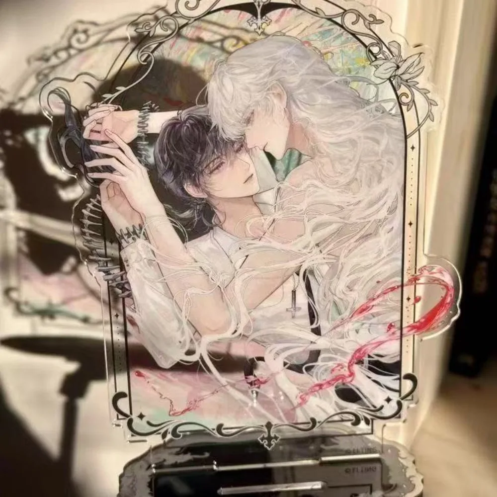 Anime Novel I Became A God in A Horror Game Xie Ta Bai Liu Acrylic Standing Plaque Desktop Ornament Stands Decoration Keychain