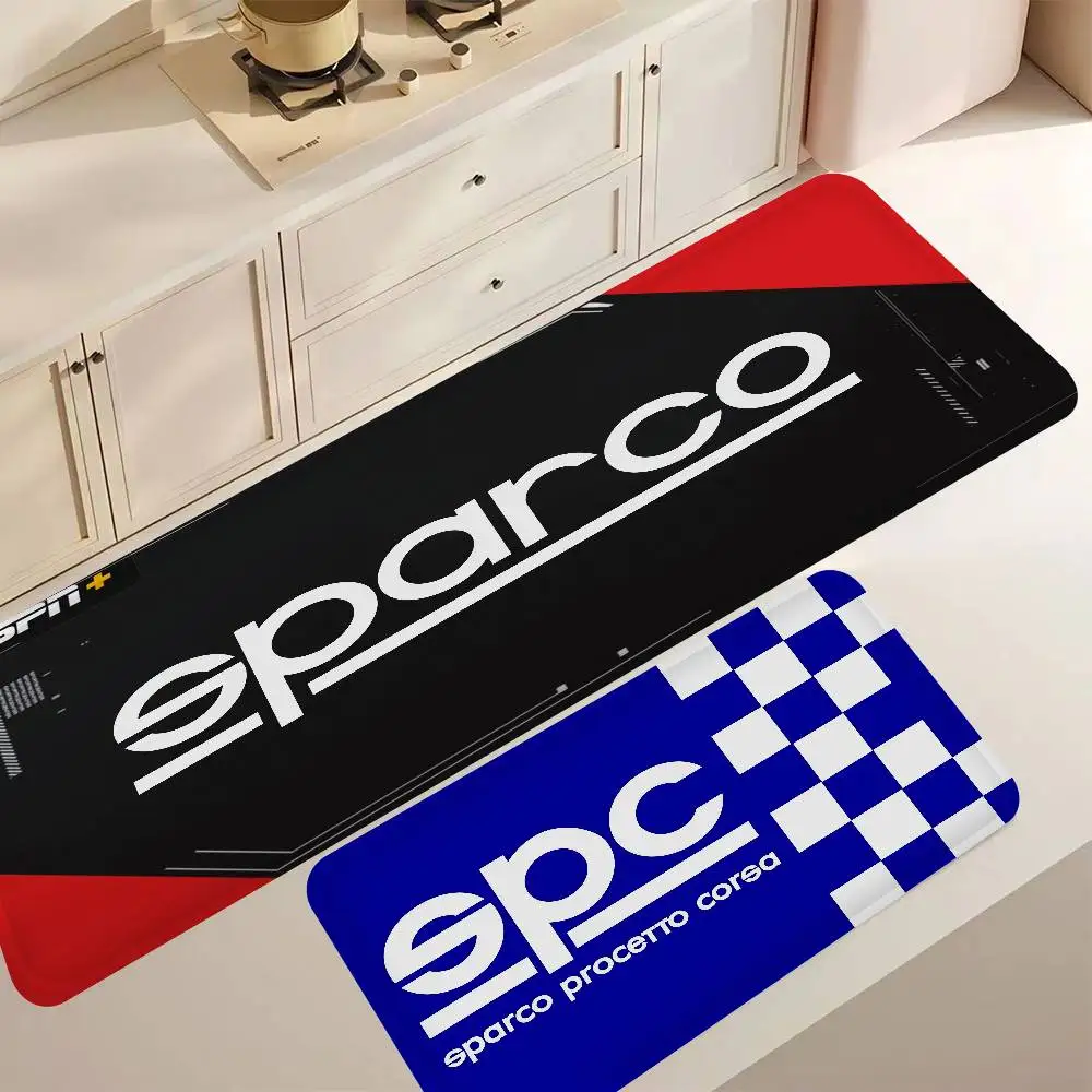 S-Sparcos Logo Room Mats Nordic Style Home Doormat Bathroom-Toilet Mats Bedroom Hotel Decor Mat