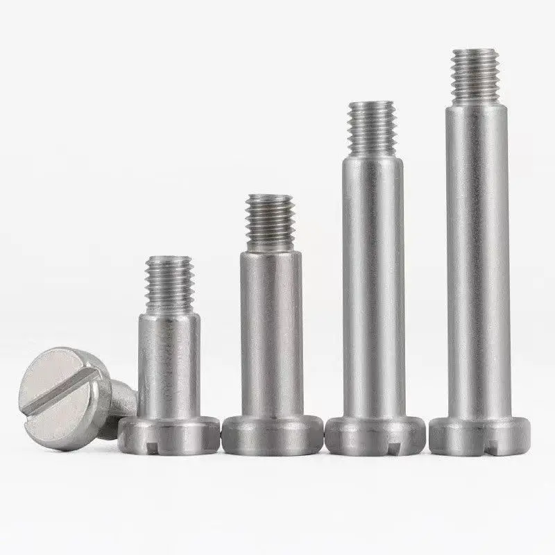 20Pcs 304 Stainless Steel flat-head Slot Screw Plug Cap with Equal Height Screw Shoulder Limit Bolt M1.6 M2 M2.5 M3 Screw GB830