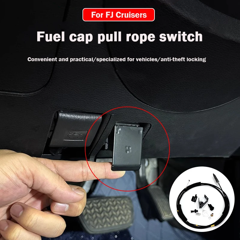 

For Toyota FJ Cruiser Fuel Cap Pull Cable Lockable Fuel Cap Conversion Auto Unlock FJ Fuel Cap Conversion Parts