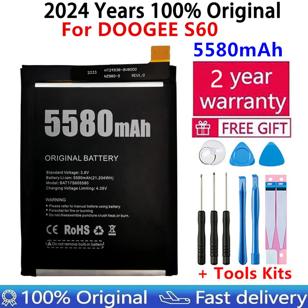 100% New Original Replacement battery For DOOGEE S55 S55Lite T6 S60 S95 Pro BL7000 BL12000 Oukitel K6000 Pro Batteries Bateria