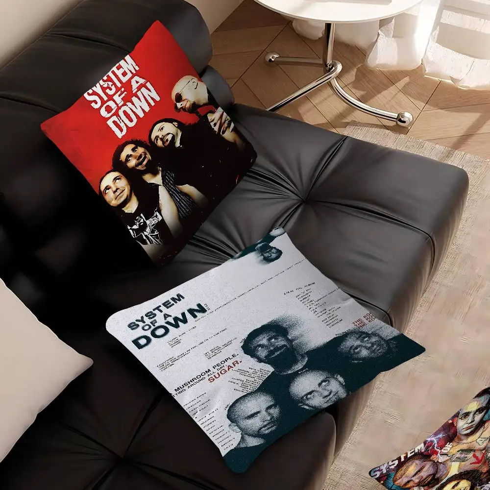 S-System Of A D-Down Band Pillowcase Toon Gift Cushion Cover Bedroom Home Sofa Chair Seat Decor Pillow Case