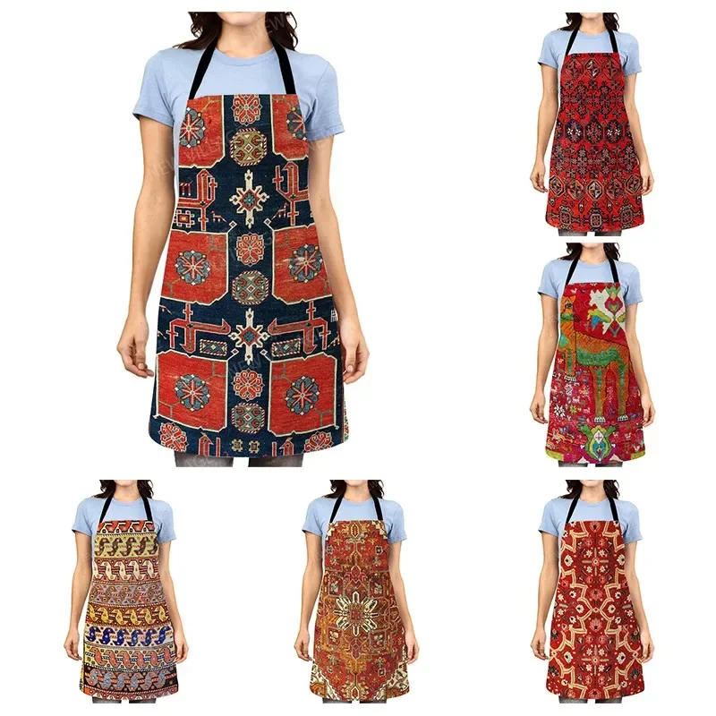 Aesthetic Women kitchen apron original Children Waterproof girl custom man waiter work apron oil proof Morocco vintage Persia