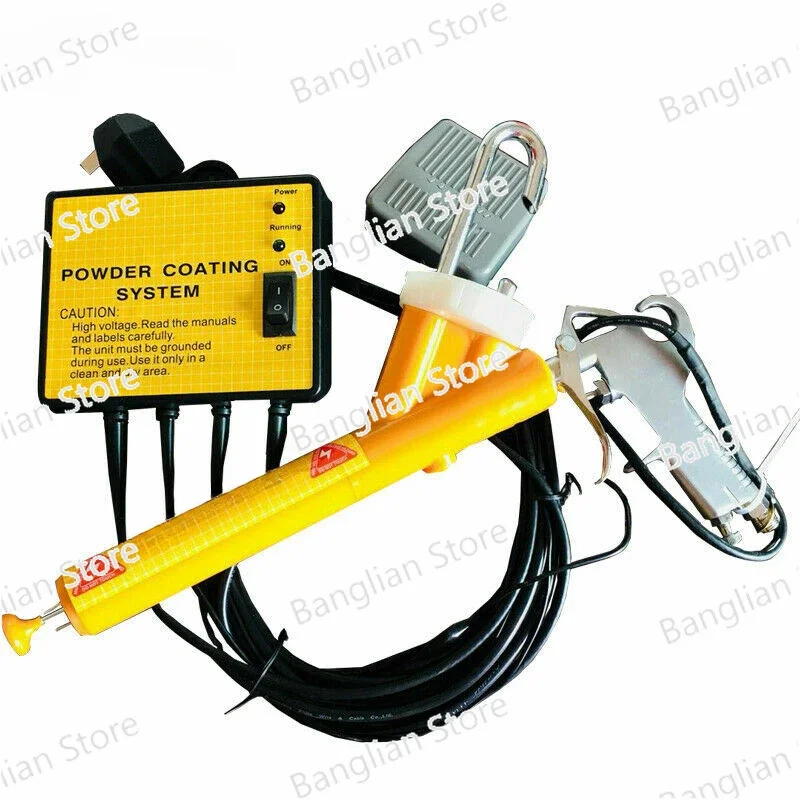 PC02 220V/110V Portable Powder Coating System Paint Gun Coat Electrostatic Spraying Machine