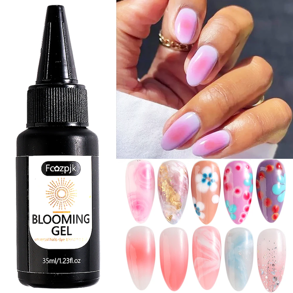 

1Pcs 35ml Transparen Blooming Nail Gel Gradient Effect Watercolor Painting Semi Permanent Varnishes Manicure Material LEBFC-YR