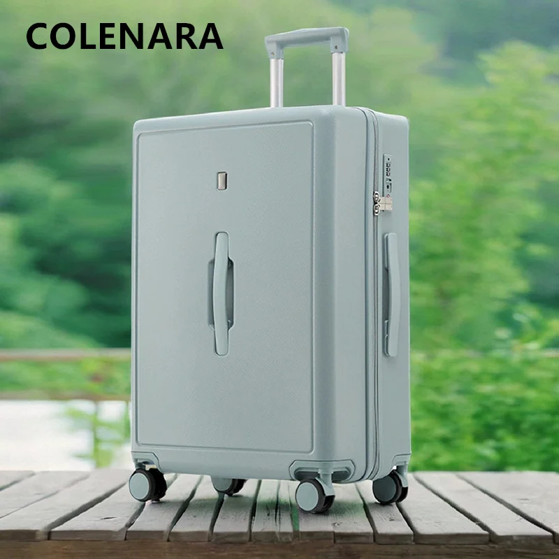 COLENARA Rolling Suitcase ABS + PC Boarding Box Large Capacity Trolley Case 20