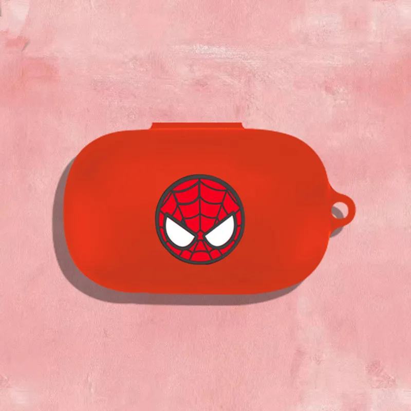 Чехол для наушников Anker Soundcore Life P2 с изображением героев мультфильмов Marvel, силиконовые наушники-вкладыши Blutooth, зарядный бокс, защитный чехол с крючком