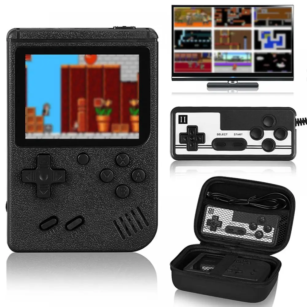

Retro Portable Mini Video Game Console Built-in 400 Games 3.0 Inch LCD Screen Kids Gift 8-Bit Handheld Game Player AV Output