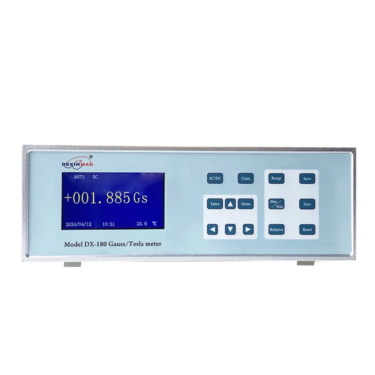 DX-180 AC/DC Intelligent Digital Tesla Meter/Gaussmeter/Teslameter/High Precision Magnetic Field Strength Tester