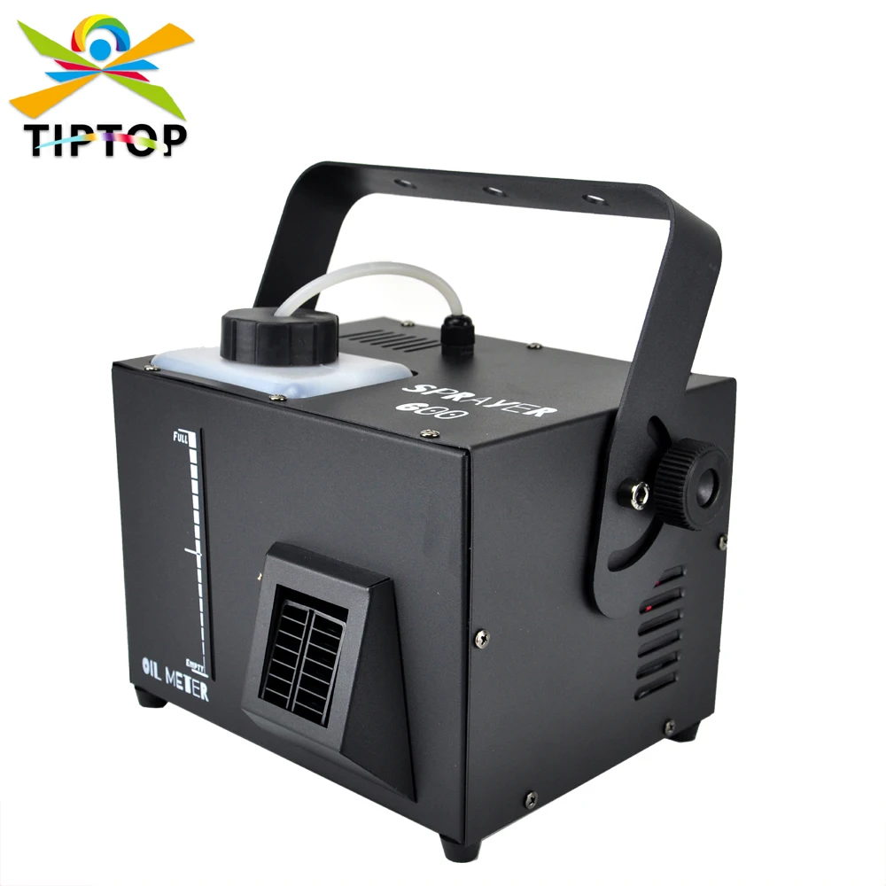 New 600W Stage DMX512 Haze Fog Machine Remote Time Quantity Duration Control Mini Size Portable LED Display Colume Machine