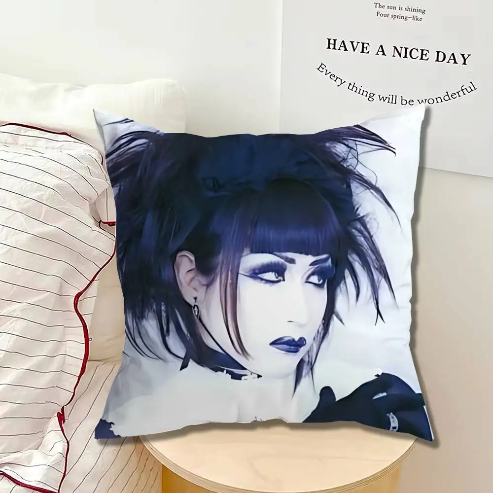 Malice Mizer Visual Kei Rock Pillow Case Square Bedroom Sofa Leisure Comfort Cushion Car Home Decoration