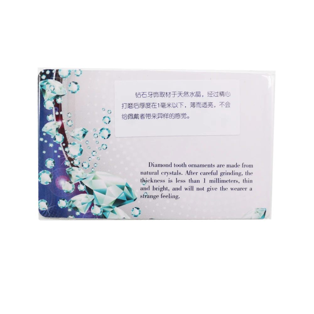 1 pacote 5 pçs gemas de dente dental cristal diamante ornamento dentes jóias gem decoração higiene oral decoração do dente