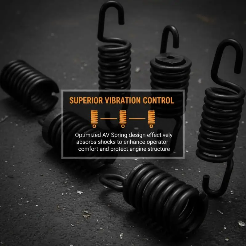 Spring Set AV Spring Kit Set 420 435 438 Accessories Anti Vibration Black For MCCULLOCH 335 Isolator 2036 CS2137
