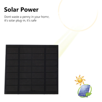 1.5W Solar Fountain Pump with 6 Nozzles Solar Fountain with Panel Water Pump Energy Saving 200L/H for Outdoor Fish Tank Aquarium