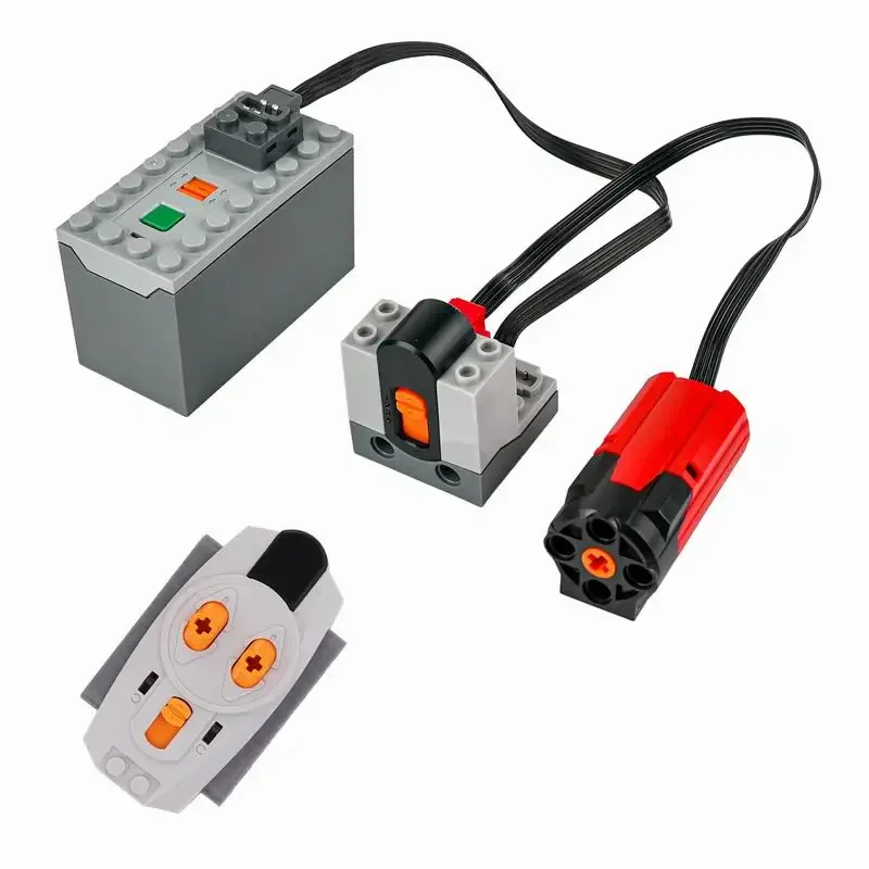 

MOC M Motor Building Blocks Набор пульта дистанционного управления Технология Power Motor для логотипов DIY Автомобиль Грузовик Power Up Батарейный блок AA