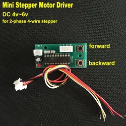 DC 5V 2-phase 4-wire Micro Stepper Motor Driver Mini Stepping Motor CW CCW Controller Module Board Forward Backward