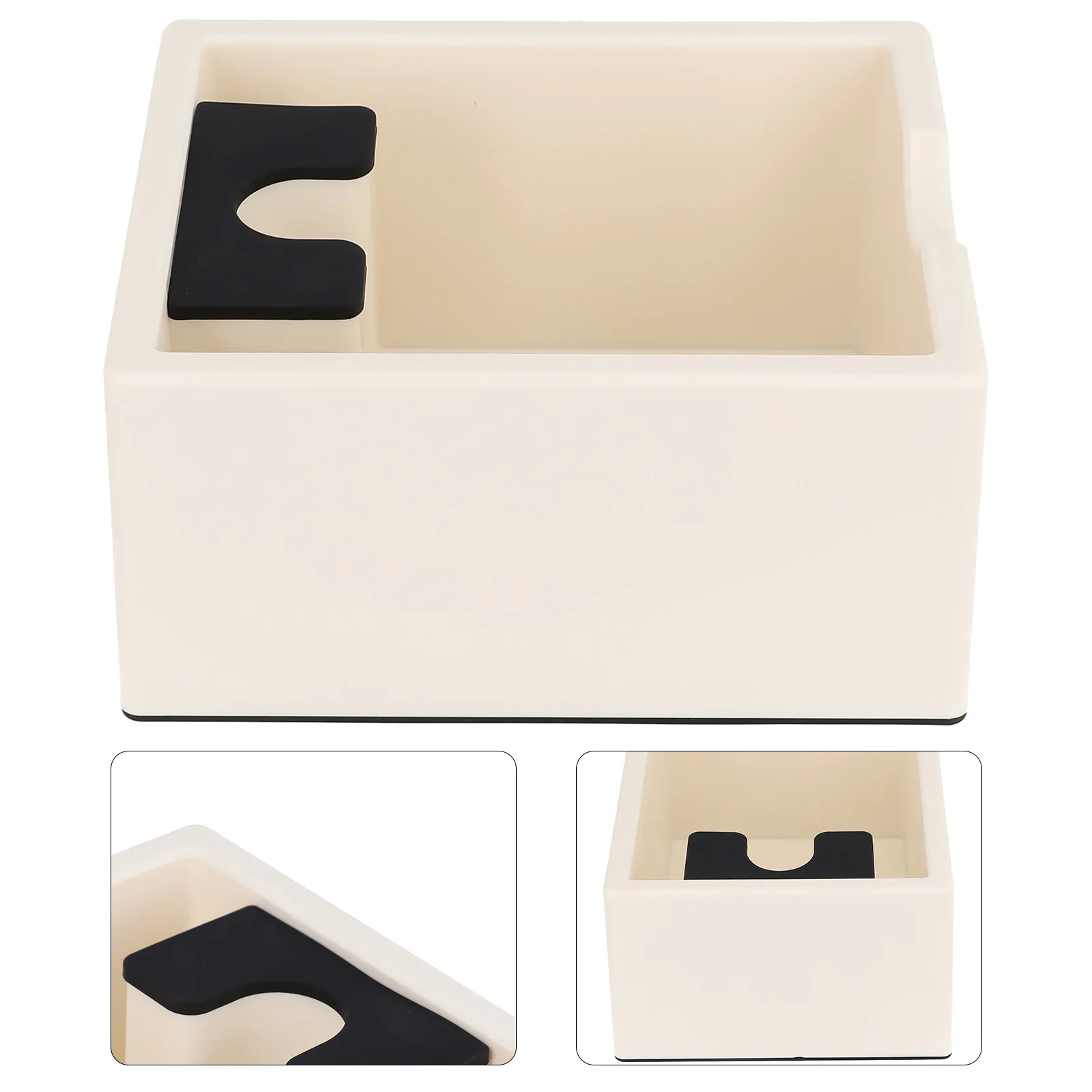 

Coffee Knock Bin Material Compatible with Coffee Portafilters Easy to Clean Secure and Non Slip Design