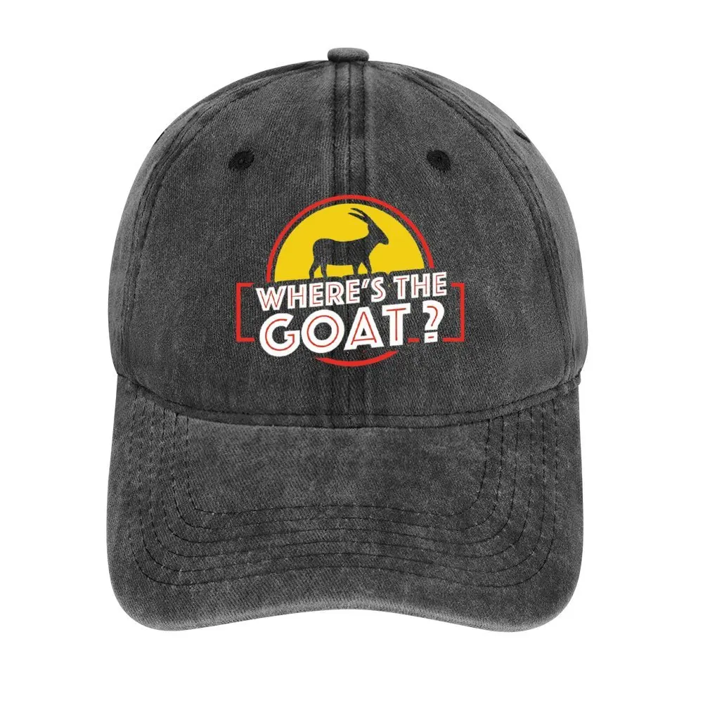 

Jurassic Park - Where's The Goat Retro Baseball Caps Trendy Birthday Gift Casual Hats Fashion Dad Hat Unisex Outdoor Sport Hats