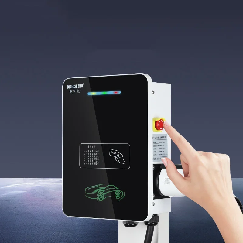 Wholesale 7KW 32A Wall Mounted Charging Piles Home Use Car Electric Vehicle AC EV Charging Station  with Ocpp 1.6 Software