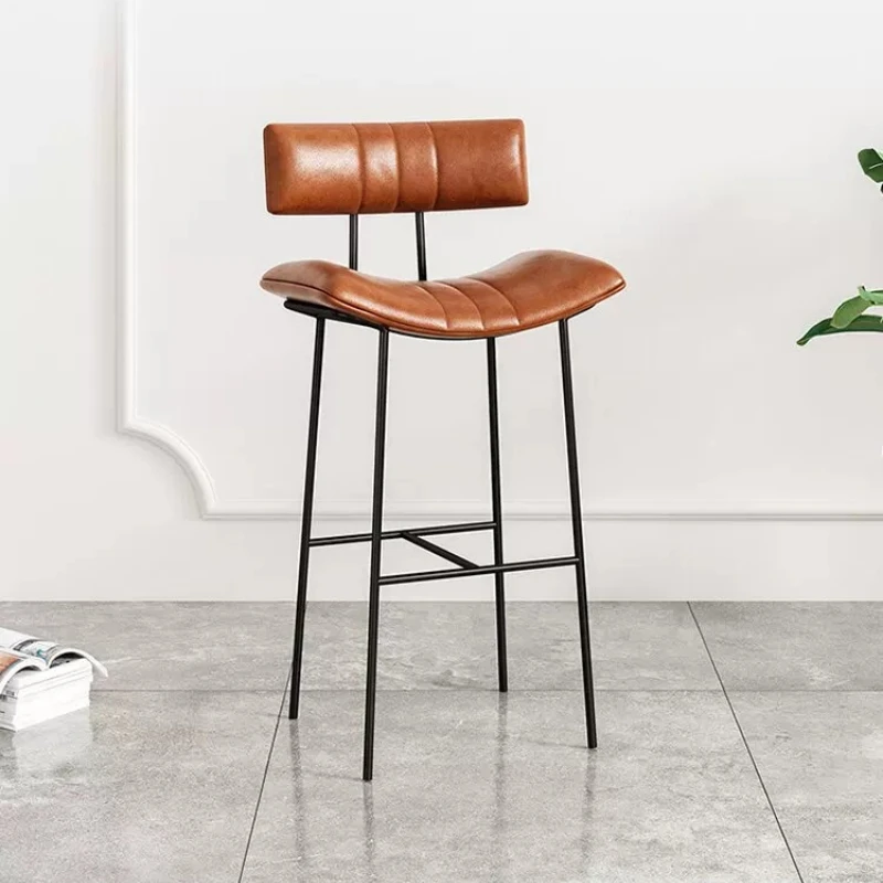 

Luxury Traditional Bar Chair With Backrest Barstool Minimalist Dining Room Bar Chair Modern Sillas Para Barra Alta Furniture