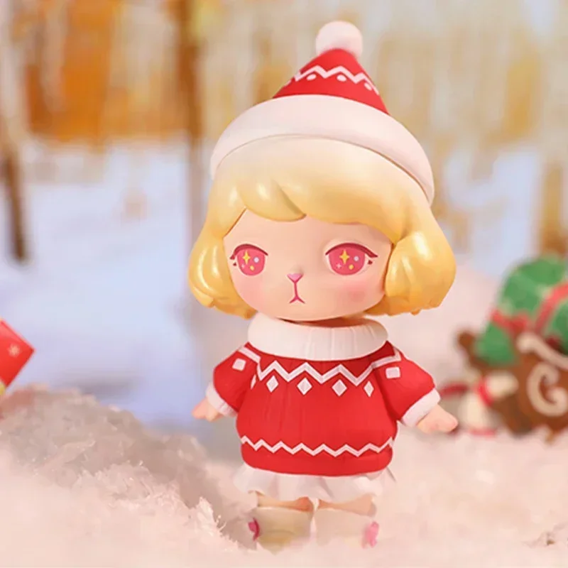 

Bunny Christmas Series Blind Box Mystery Box Guess Bag Toys Doll Cute Anime Figure Desktop Ornaments Collection Gift