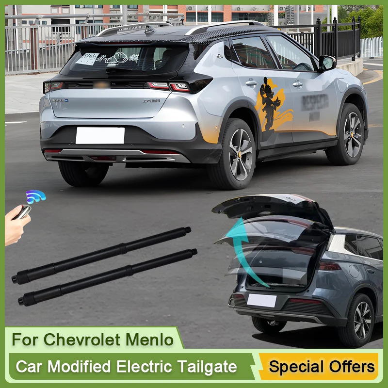 For Chevrolet Menlo 2020~2026 Car OEM Electric Tailgate Lift System Kit Auto Tail Gate Opener Automatic Lifting Rear Door