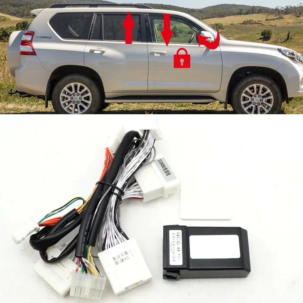 LHD Automatyczne lusterko boczne składane, rozkładane okno, zamykanie szyb Zestaw modułów zamka drzwi do Toyoty Land Cruiser Prado 2010-2017