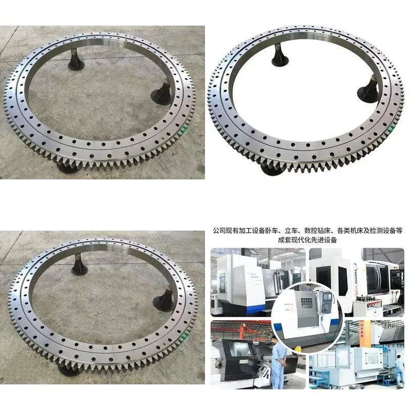 Customizable Crossed Roller Slewing Bearing High Speed Turntable/Rotary Table Long Life Low Noise Chrome Steel Mechanics