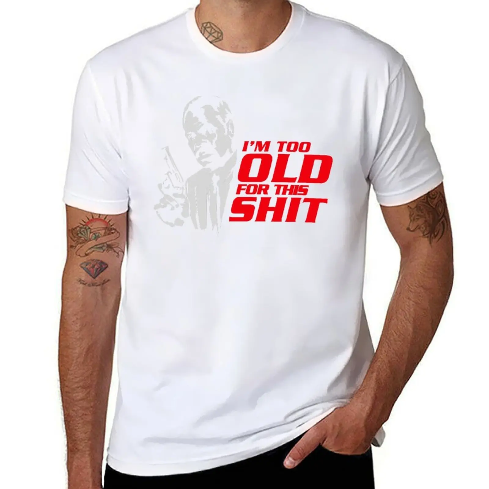 

old im Murtaugh Roger quote too T-Shirt Lightweight Running Sports T-Shirt