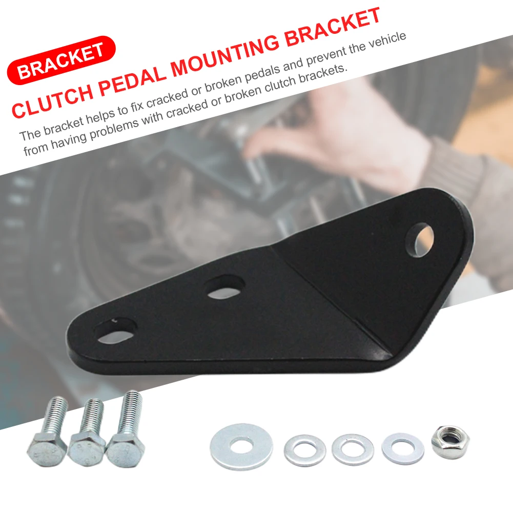 Clutch Pedal Repair Bracket Iron Clutch Pedal Bushing Clutch Pedal Assembly Support for for VW T4 Transporter Caravelle Multivan