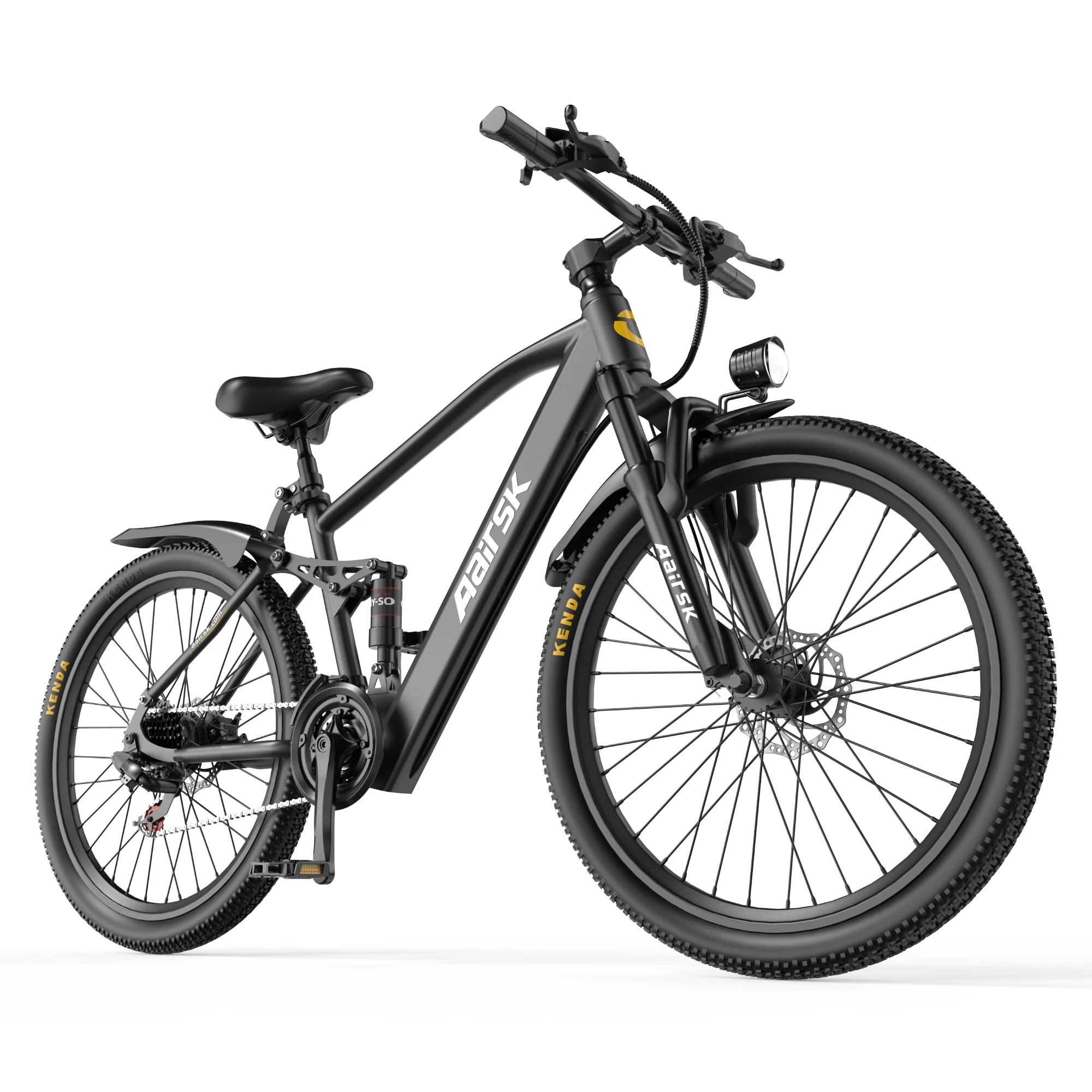 Electric Bike for Adults 750W Motor 28MPH Fast Speed 48V 15Ah Battery 26" Fat Tire Mountain Ebike 400lbs Max Load Aluminum image 3