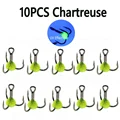 10pcs Chartreuse