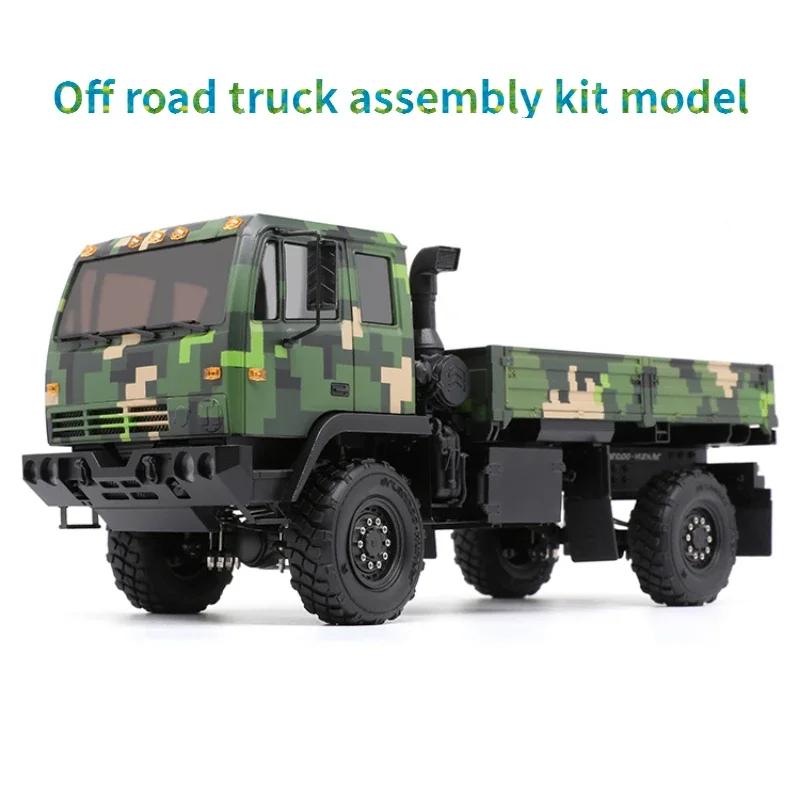 Off Road Truck Model KIT Assembly Mini Electric Remote Control Toy OH32M01 Military Card Model Kit